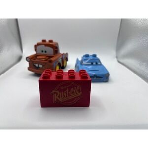 Lego DUPLO Disney Pixar's Cars Tow Mater Finn McMissile Rust-Eze Block Lot Only